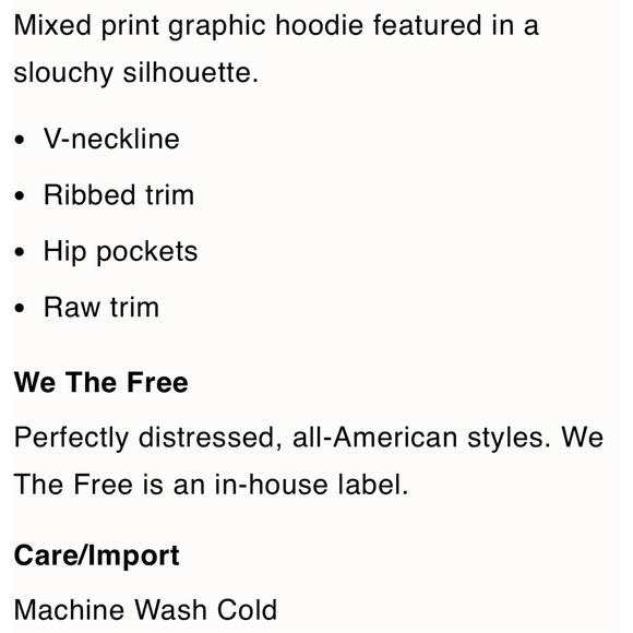 FREE PEOPLE: Beach Break Surf Graphic Hoodie..worn 1X - Picture 9 of 9